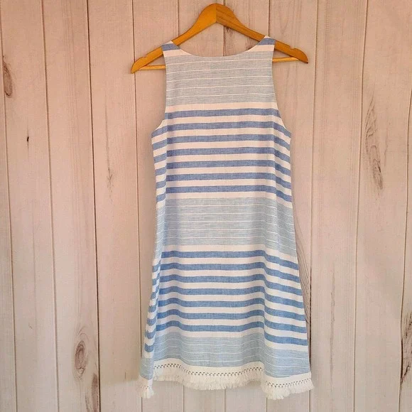 Vineyard Vines Blue and White Striped Dress - Picture 9 of 12